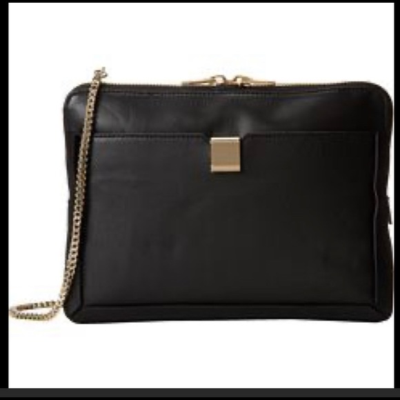 Loeffler Randall Handbags - Loeffler Randall Walker Black Crossbody Clutch